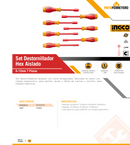 SET DESTORNILLADOR HEX INDUSTRIAL AISLADO VDE 6-12MM 7 PIEZAS INGCO HKISD0701