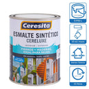 Esmalte Sintetico 0.25 Galon(Es) Brillante Rojo Mandarin