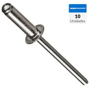 Remache Tipo Pop 4,8X15 Mm 10 Unidades