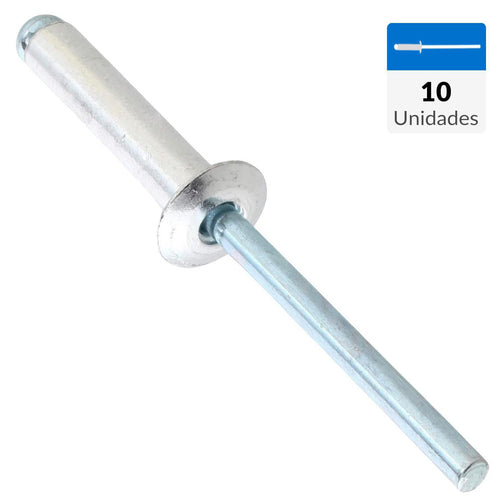 Remache Tipo Pop 4,8X21 Mm 10 Unidades