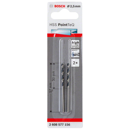 Set Brocas Para Metal 2.5 Mm 2 Unidades