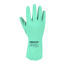 Guantes de Seg. Nitrilo Flocado Verde 9