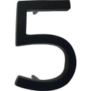 Numero 5 Fierro 10 Cm Negro