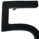 Numero 5 Fierro 10 Cm Negro