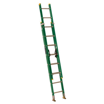 Escalera Fibra De Vidrio Telescopica 4Mts 16 Peldaños Cuprum