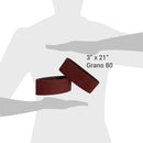 Banda De Lija 3"X21" Grano 80