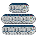 Pack De 25 Discos De Corte Std 4 1/2" 1 Mm Metal Inoxidable