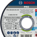 Pack De 25 Discos De Corte Std 4 1/2" 1 Mm Metal Inoxidable
