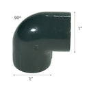 Codo 90O Pvc-P Hi/Hi 1/2" 1U