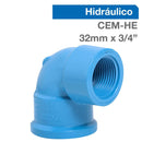 Codo 90O Pvc-P Cem/Hi 32Mm X 3/4" 1U