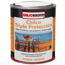 Triple Proteccion Fierros Y Aceros Tarro 0.25 Galon(Es) Brillante Negro