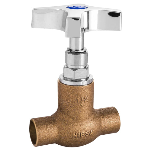 Llave Paso S/Crom 1/2So Puye..