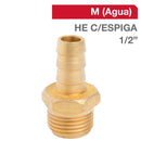 Cachimba Bronce He C/Espiga 1/2" X 1/2" 1U