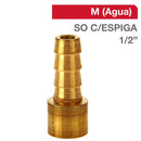 Cachimba Bronce So C/Espiga 1/2" X 1/2" 1U