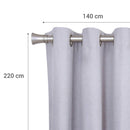Cortina Blackout 140X220 Cm Beige