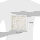 Rejilla Pileta Pvc Cuadrada 15 Cmx 15Cm Blanco 1U