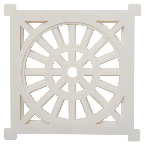 Rejilla Pileta Pvc Cuadrada 10 Cmx 10Cm Blanco 1U