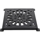 Rejilla Pileta Pvc Cuadrada 10Cm X 10Cm Negro 1U