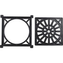 Rejilla Pileta Pvc Cuadrada 10Cm X 10Cm Negro 1U