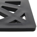 Rejilla Pileta Pvc Cuadrada 10Cm X 10Cm Negro 1U