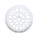 Rejilla Pileta Pvc Redonda 10Cm Blanco 1U
