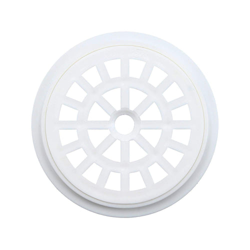 Rejilla Pileta Pvc Redonda 10Cm Blanco 1U
