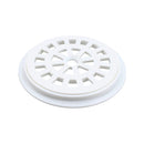 Rejilla Pileta Pvc Redonda 10Cm Blanco 1U