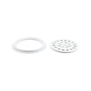 Rejilla Pileta Pvc Redonda 10Cm Blanco 1U