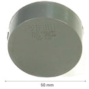 Tapa Pvc-S Cementar 50Mm Gris 1U