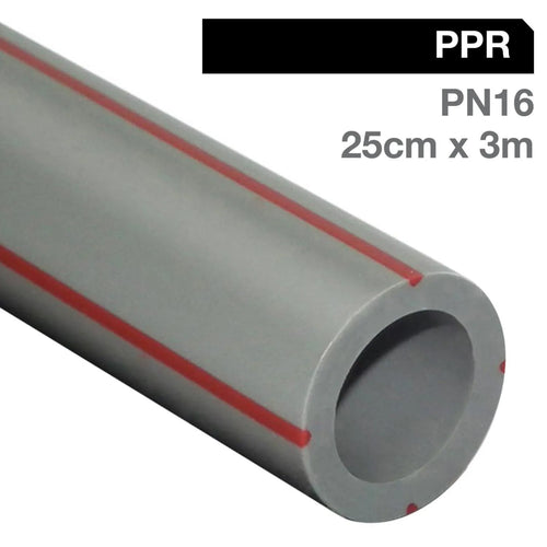 Tubo Pprct 25 Mm Pn16 X 3 M