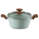 Bateria De Cocina 7 Piezas Aluminio Gran Verde