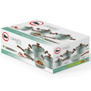 Bateria De Cocina 7 Piezas Aluminio Gran Verde