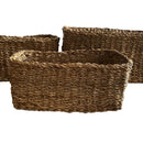 Cesto Rectangular Seagrass Multiuso 34X25X16 Cm