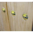 Perno Coche Con Tuerca 1/4 X 2 1/2 Zincado Amarillo 4Unid
