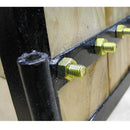 Perno Coche Con Tuerca 1/4 X 2 1/2 Zincado Amarillo 4Unid