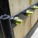 Perno Coche Con Tuerca 5/16 X 3" Zincado Amarillo 2Unid