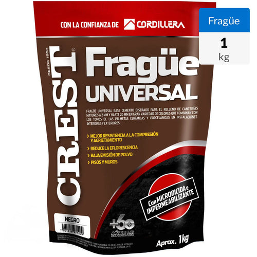 Frague Piso/Muro Negro 1 Kg