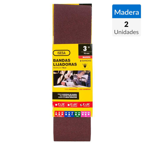 Banda De Lija 3"X24" Grano 80