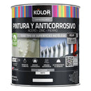 Pintura Y Anticorrosivo Base Agua Tarro 0.25 Galon(Es) Mate Blanco