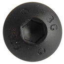 Perno Cabeza Boton M4 X 16 Mm C/Tuerca Pavonado Negro 3U