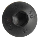 Perno Cabeza Boton M5 X 8 Mm C/Tuerca Pavonado Negro 2U