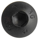 Perno Cabeza Boton M5 X 12 Mm C/Tuerca Pavonado Negro 2U