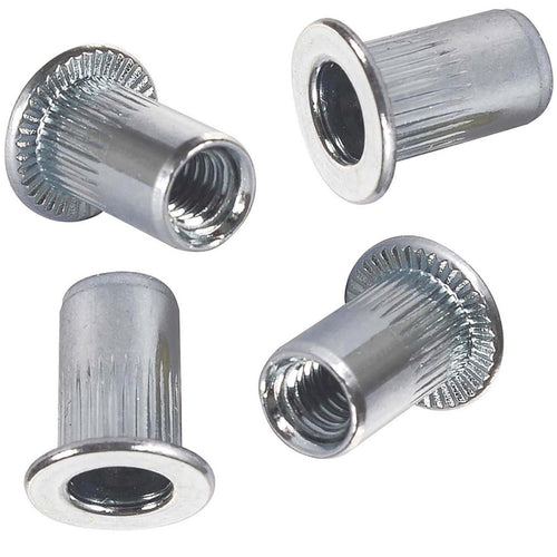 Tuerca Remachable Unc 1/4 X 15.0 Zincado 4 Unid