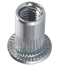 Tuerca Remachable Unc 1/4 X 15.0 Zincado 4 Unid