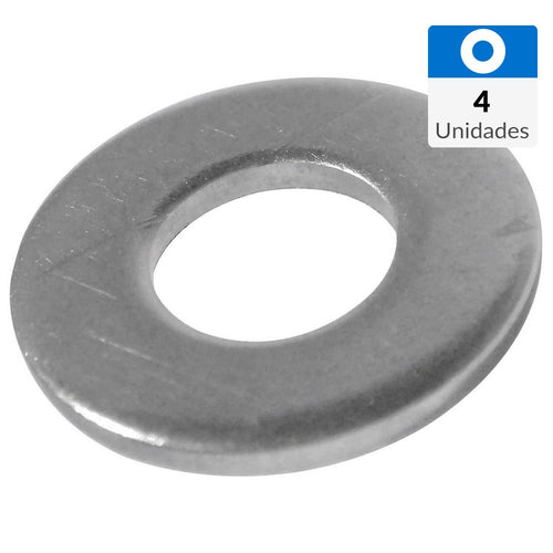 Golilla Plana Acero 4 Cm 4 Unidades
