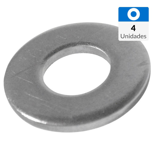 Golilla Plana Acero 6 Cm 4 Unidades