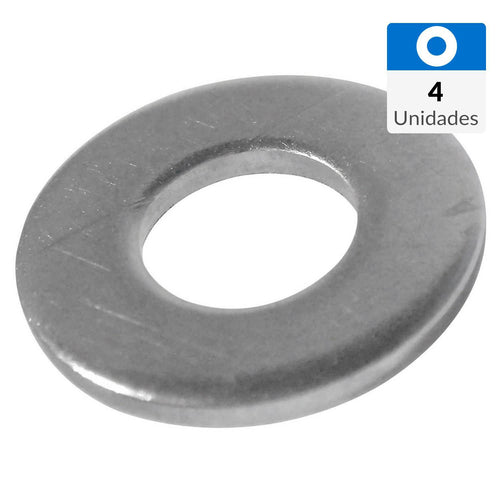 Golilla Plana Acero 5 Cm 4 Unidades