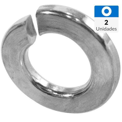 Golilla Presion Acero Inoxidable 1/4 " 2 Unidades