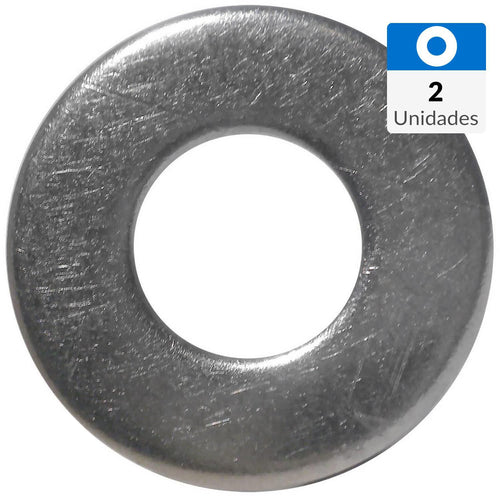 Golilla Plana Acero Inoxidable 3/16 " 2 Unidades