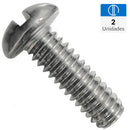 Perno Cabeza Redonda Acero Inoxidable Unc 5/32 X 1" 2 Unid